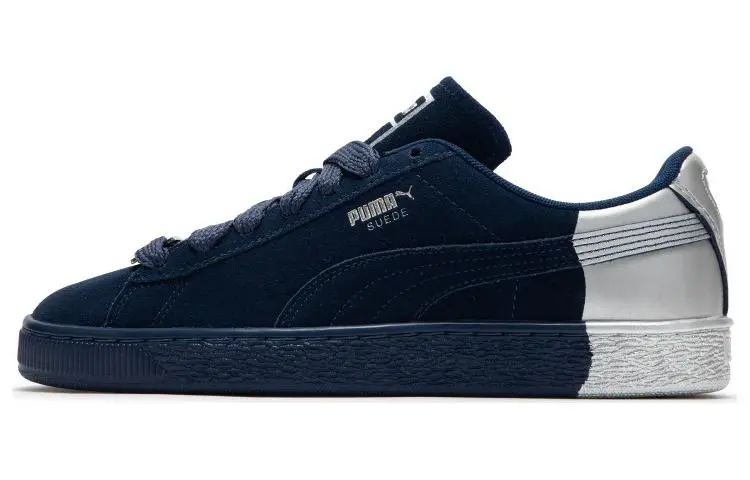 Puma Suede Navy Silver