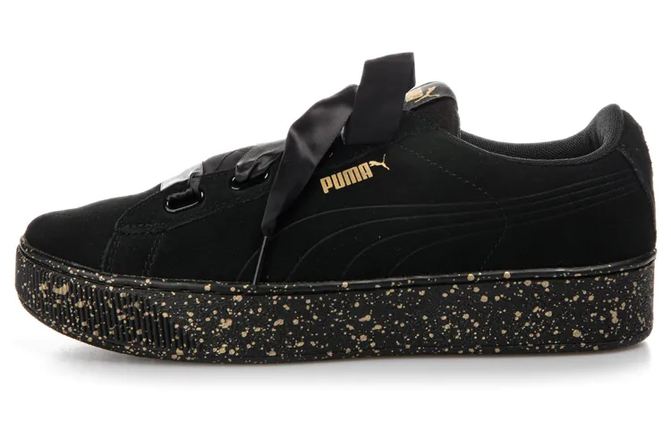 PUMA Vikky Platform Ribbon 'Black Gold' Women's