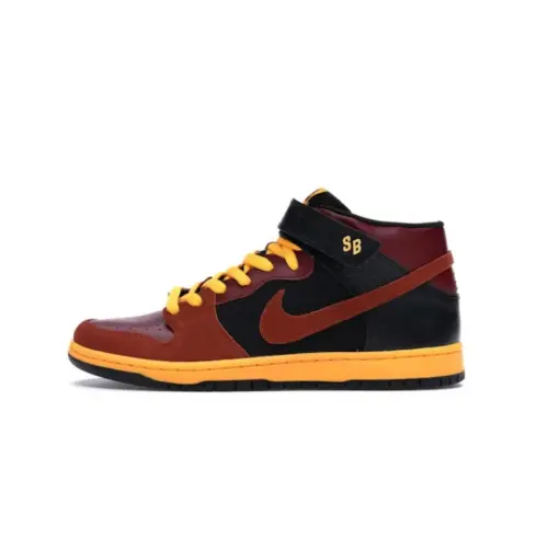 Nike Sb Dunk Mid Ostrich Team Red