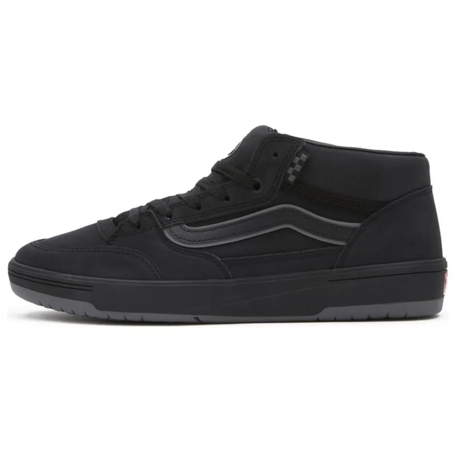 Zahba Skate Vans Mid 'Black Pewter'