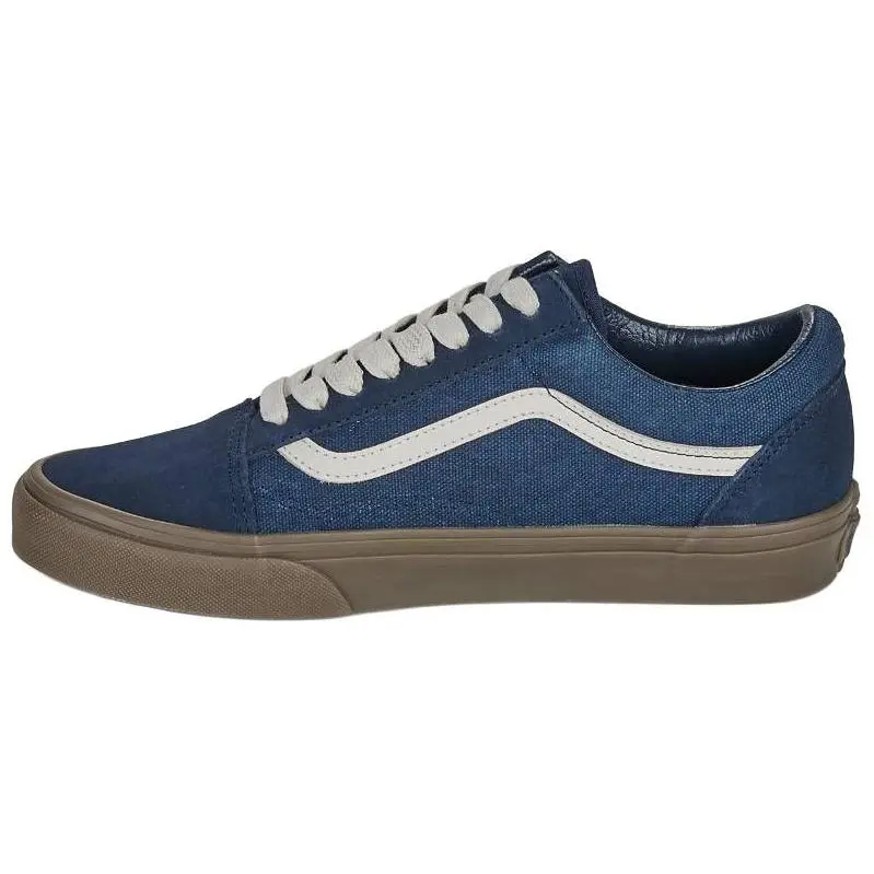 Vans Old Skool Low top Skateboard Shoes Unisex Dark Blue
