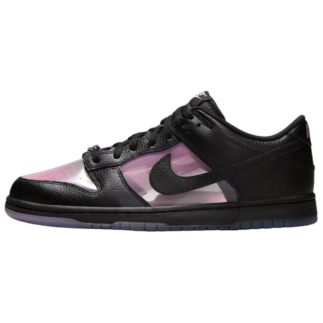 Nike Dunk Low top Skateboard Shoes Men's Black Purple