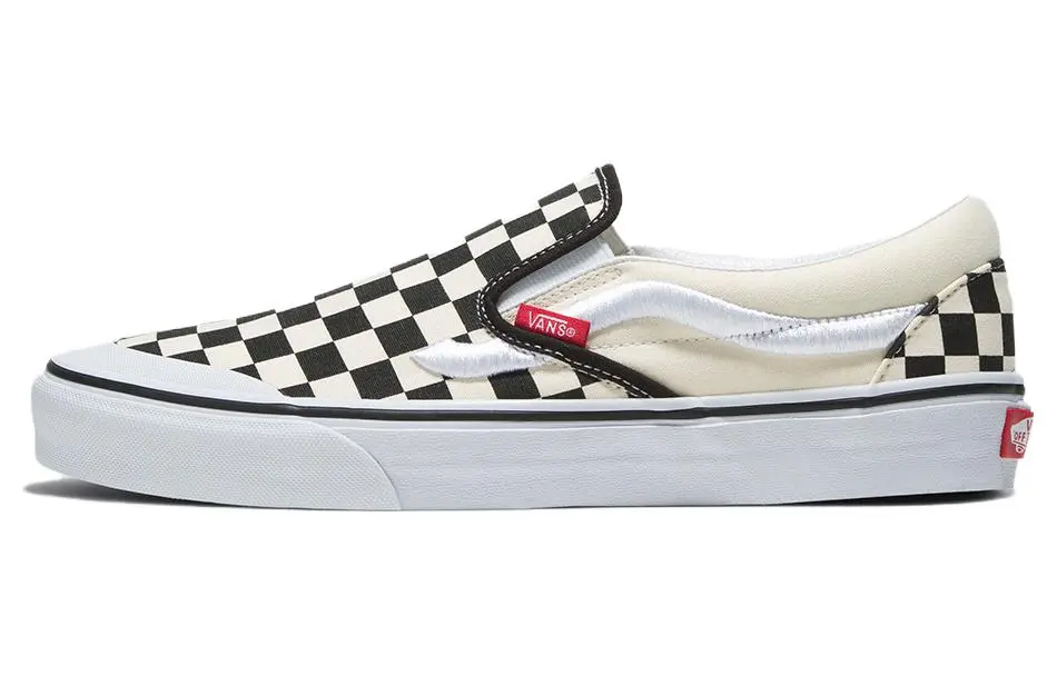 Slip-On Classic Vans 138 'Sidestripe - Black Checkerboard'