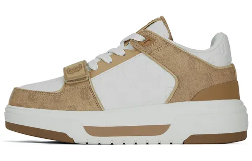 MLB Chunky Liner Low top Skateboard Shoes Unisex Beige Yellow
