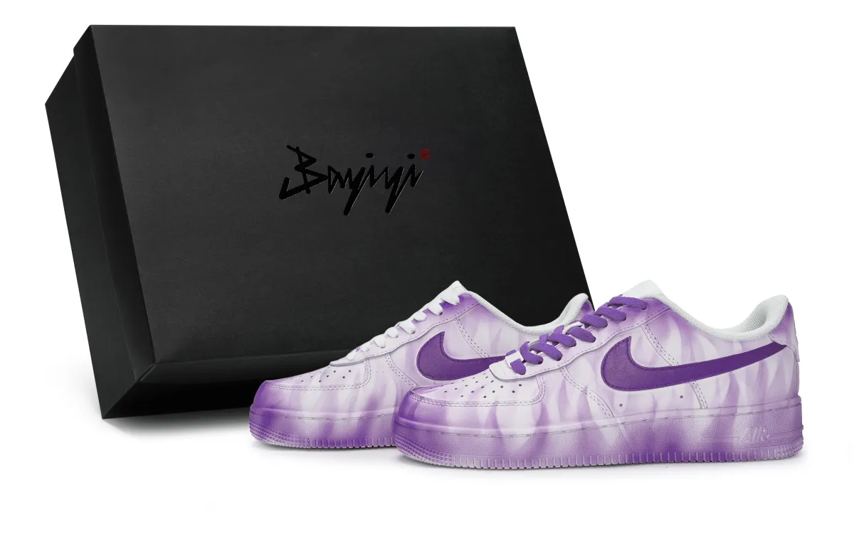 Nike Air Force 1 Skateboard Shoes Unisex Low Top Purple