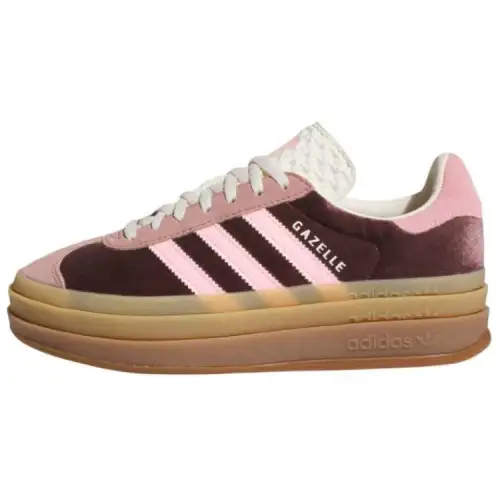 Gazelle Wmns Adidas Originals Bold 'Shadow Brown Glow Pink Velvet' Women's