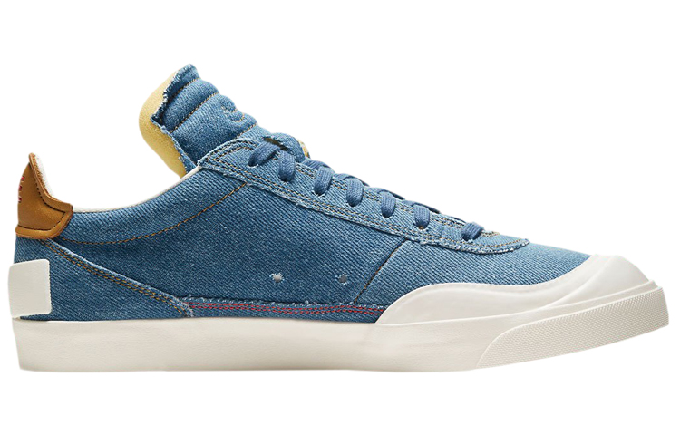 Мужские кеды Nike Drop-Type LX (синий) — фото 2