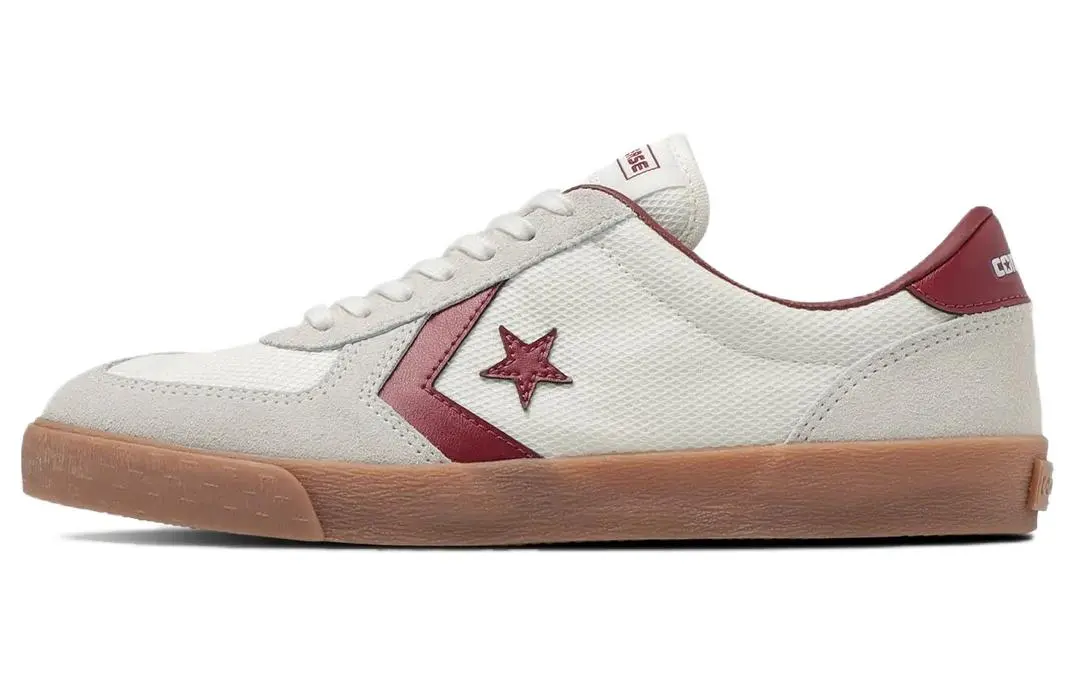Converse Checkpoint Sk O Slip Resistant Cushioning Slip Resistant Cushioning Low top Skateboard Shoes Unisex Gray Red