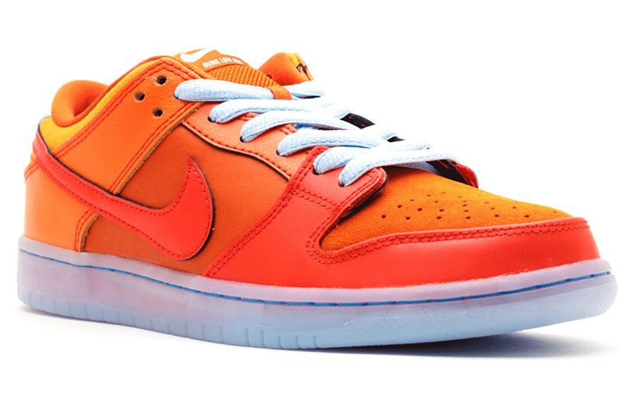Мужские кроссовки Nike Dunk SB Gamma Orange (оранжевые) — 挑战红/橙 — фото 4