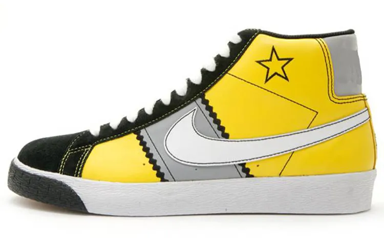 Nike Blazer Elite Leather Fashion Slip Resistant Abrasion Resistant Slip Resistant Abrasion Resistant Mid top