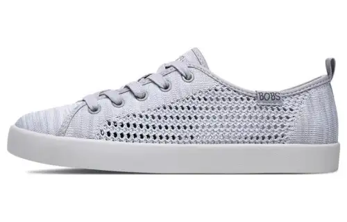Skechers Bob's B Loved Lightweight And Breathable Low top Skateboard Shoes Women's Light Gray