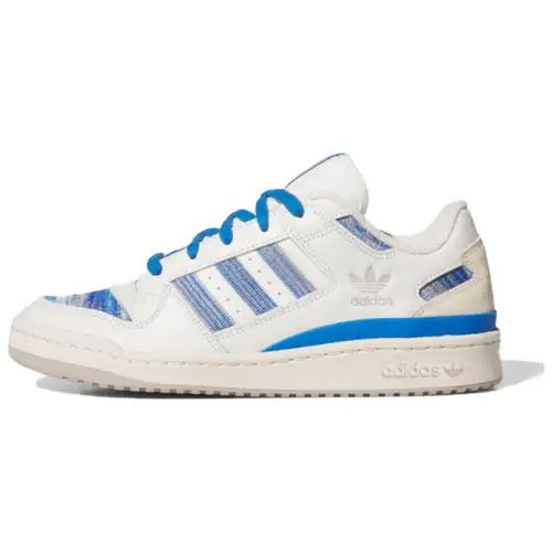 Adidas Originals FORUM Leather Low top Skateboard Shoes Unisex Blue White