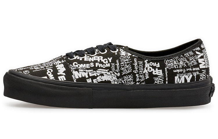 Authentic Comme des Garçons x Authentic Vans Lx 'Graffiti - Black'