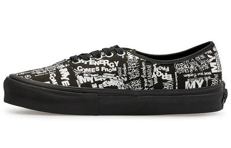Authentic Comme des Garçons x Authentic Vans Lx 'Graffiti - Black'