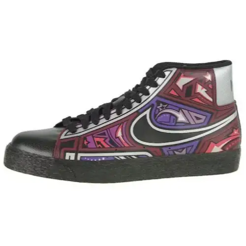 Nike Blazer Hi Cherrywood Illustrated