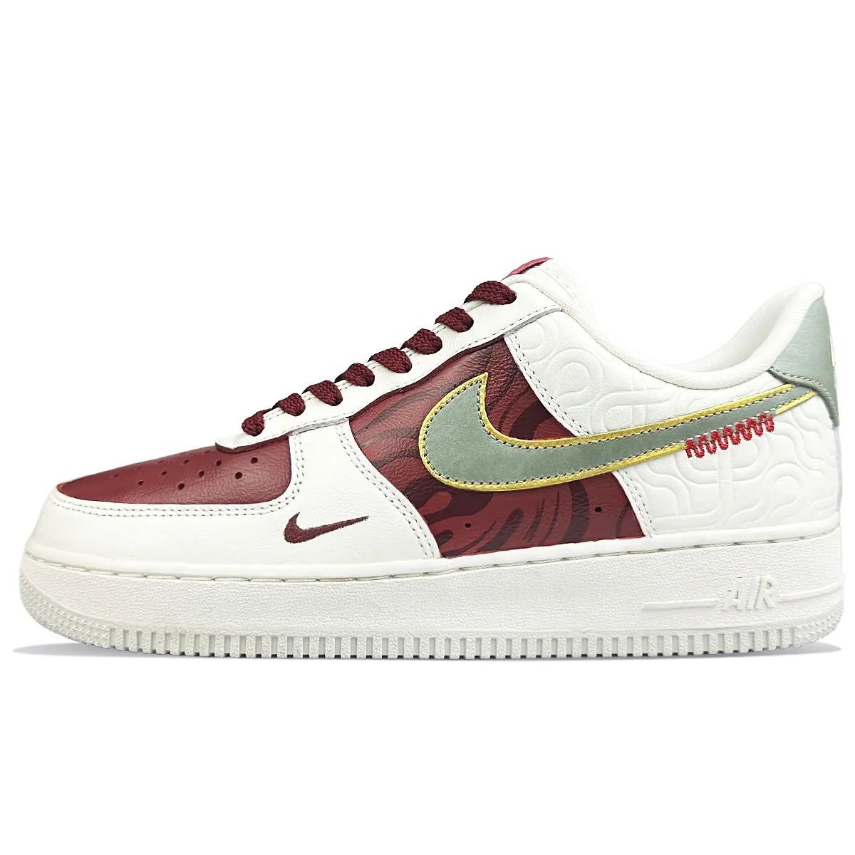 Nike Air Force 1 Slip Resistant Abrasion Resistant Slip Resistant Abrasion Resistant Low top Skateboard Shoes Unisex