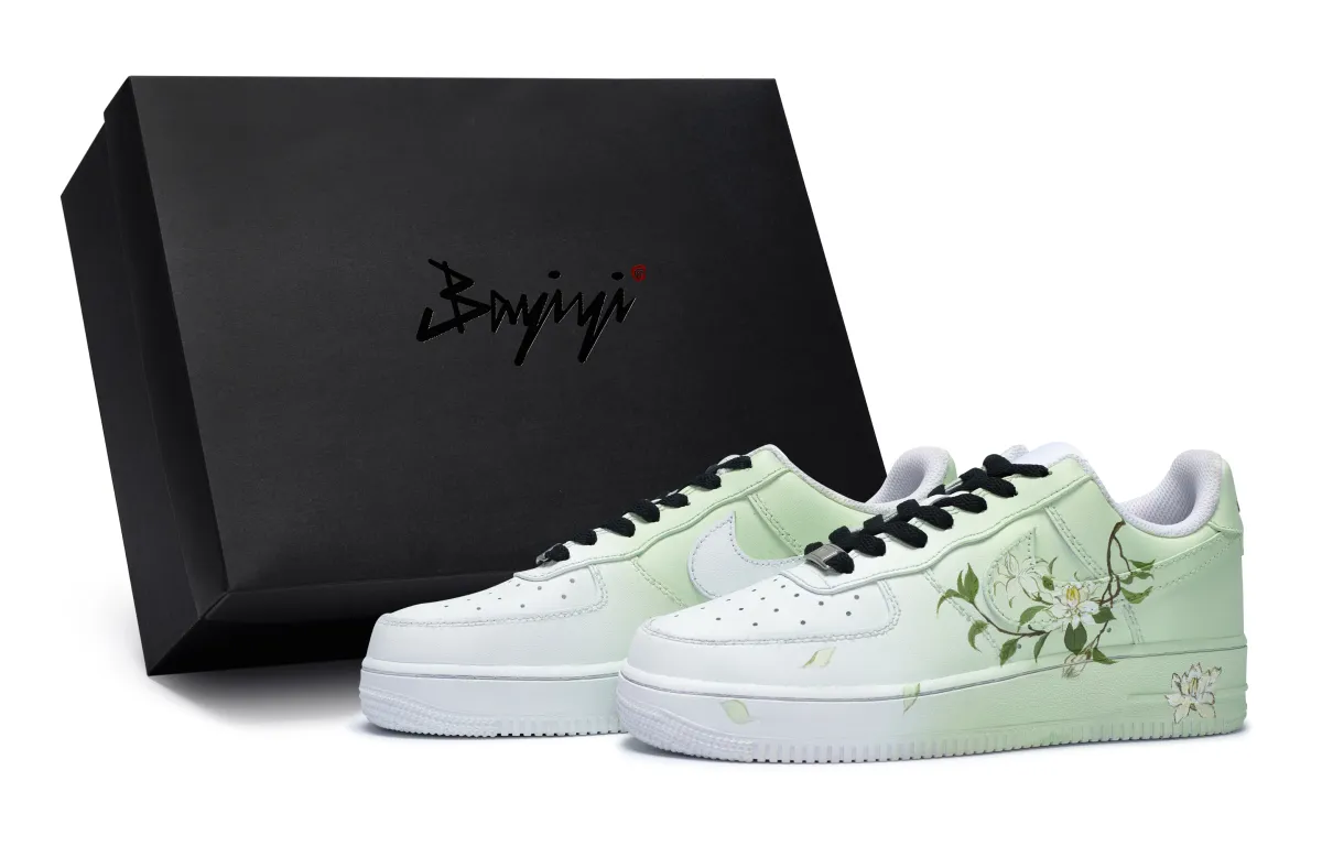 Nike Air Force 1 07 811 Manufacturing, Summer Green Tide, Special Shoe Box Slip Resistant Abrasion Resistant Low top