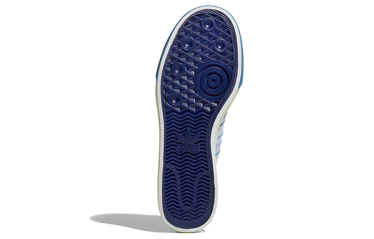 Кеды adidas originals NIZZA Rf (бело-сине-зеленые) — фото 6