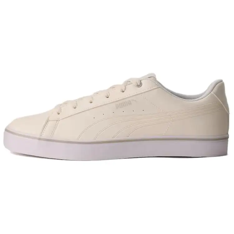 PUMA Abrasion Resistant Abrasion Resistant Low top Skateboard Shoes Unisex Beige