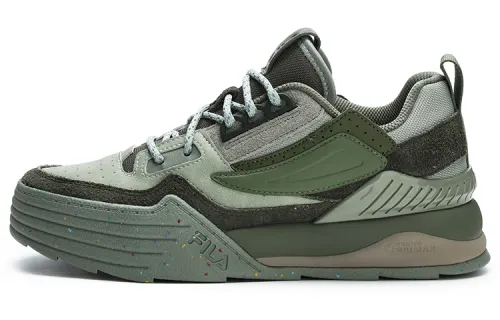 FILA PALA Wear resistant And Lightweight Low top Skateboard Shoes Women's Green