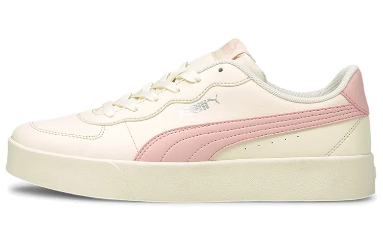 PUMA Skye Clean Casual Board Shoes White/Pink Women's