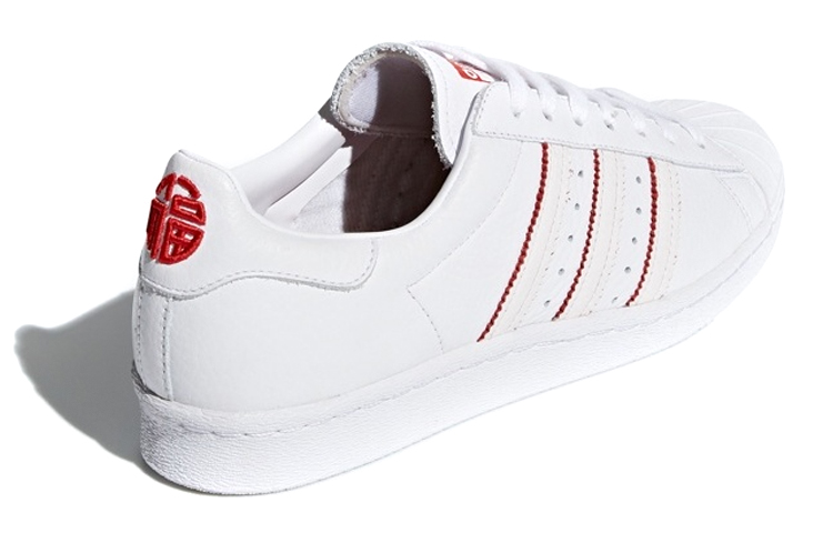 Мужские кеды adidas originals Superstar 80s (белые) — фото 4