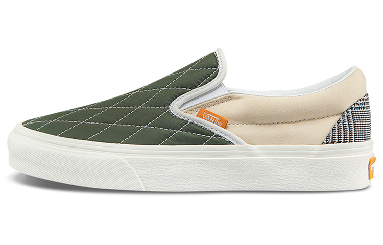 Слипоны Vans Classic Slip-On (зелено-серая)