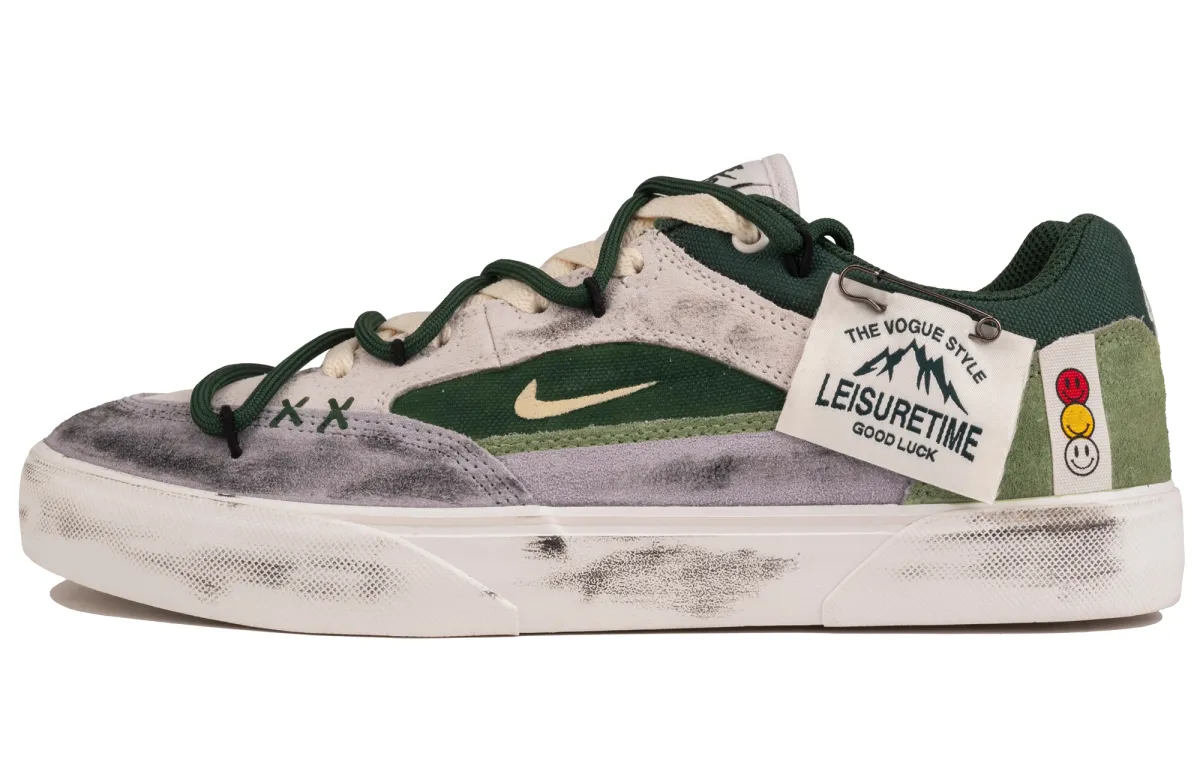 Nike SB MALOR Abrasion Resistant Low top Skateboard Shoes Unisex Green