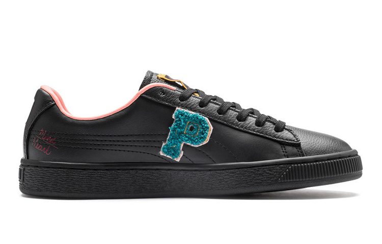 Женские кеды PUMA Basket Sue Tsai (черные) — Чёрный — фото 2