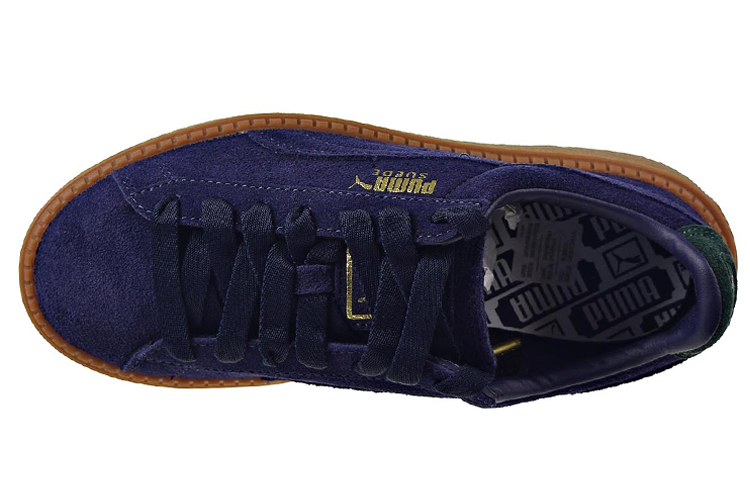 Женские кроссовки PUMA Suede Platform (фиолетовые) — фото 4