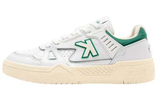 KELME Low top Skateboard Shoes Unisex White Green