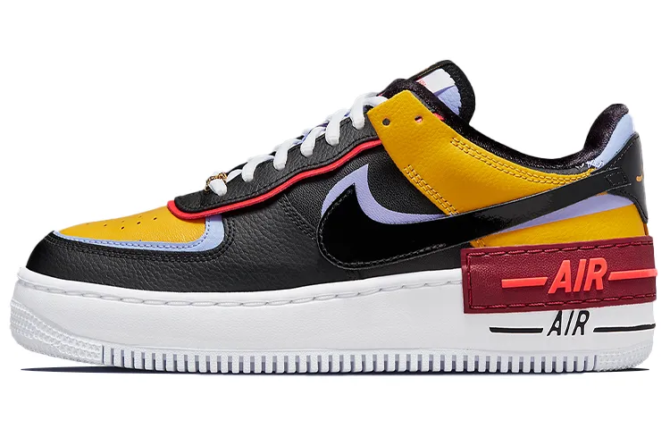 Nike Air Force 1 Shadow 'Sisterhood' Leather Casual Coverage Thermal Slip Resistant Abrasion Resistant