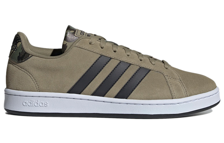 Мужские кеды adidas Grand Court (зеленый) — Зелёный — фото 2