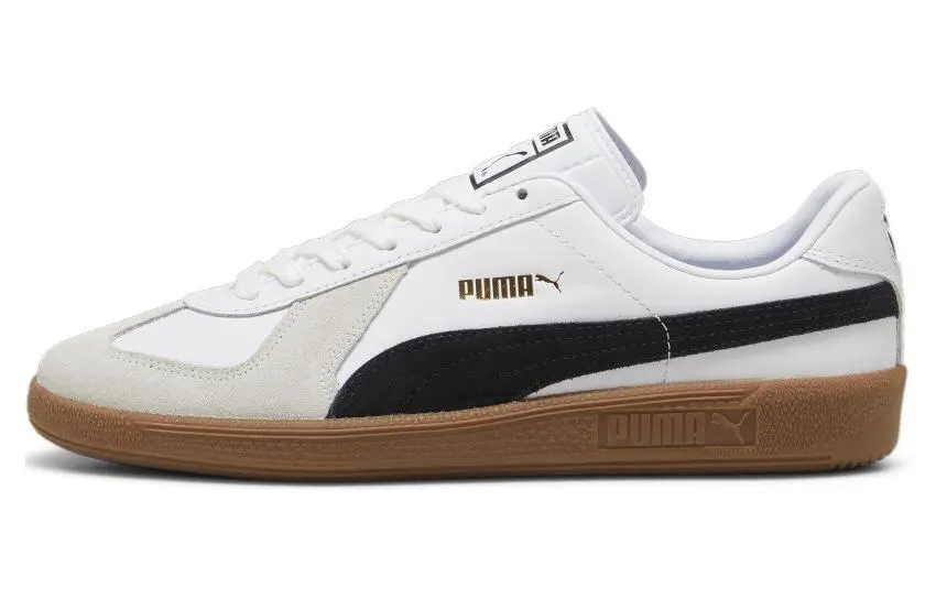 PUMA Army Trainer Balance Low top Skateboard Shoes Unisex White Gray Black