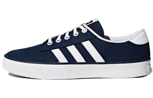 Adidas Originals Kiel Abrasion Resistant Slip Resistant Low top Skateboard Shoes Men's Blue White