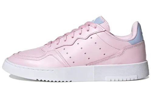 Adidas Originals Super Court Skateboard Shoes Women's Low Top Pink/White/Blue