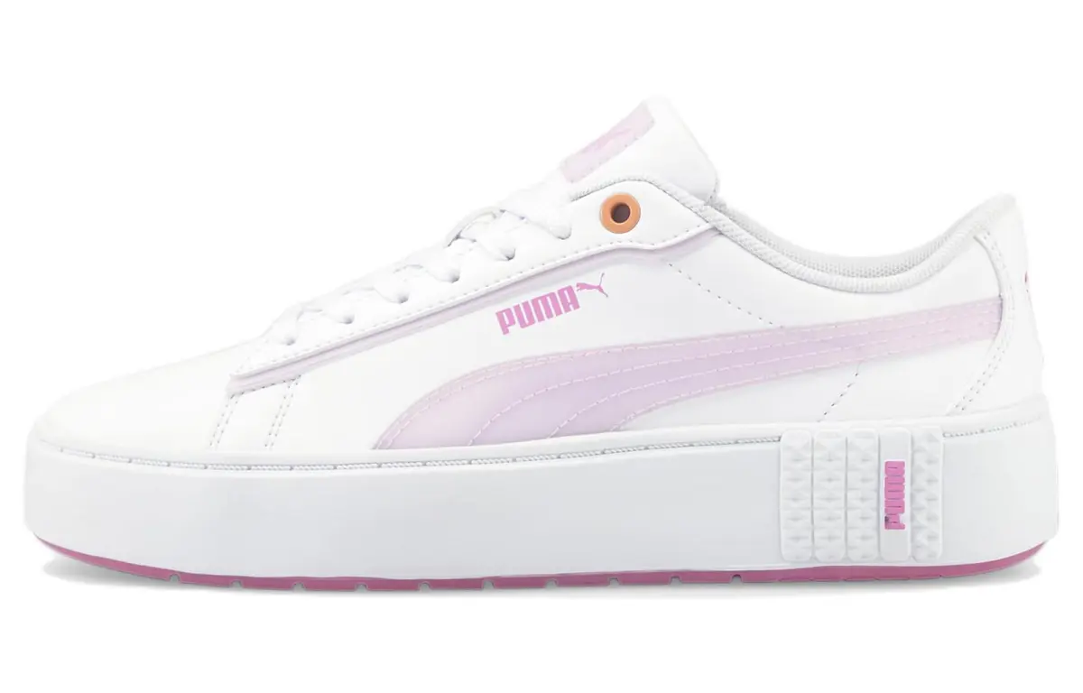 PUMA Smash Platform V2 'Candy White Lavender Fog' Women's