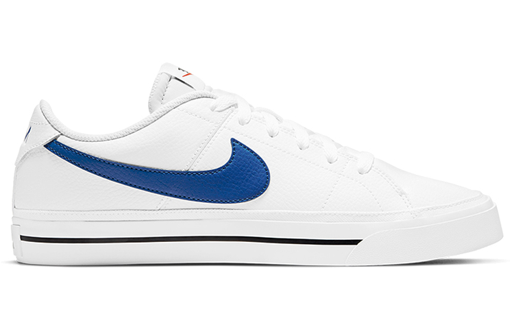 Мужские кеды Nike Court Legacy (бело-синие) — 白/兰 — фото 2