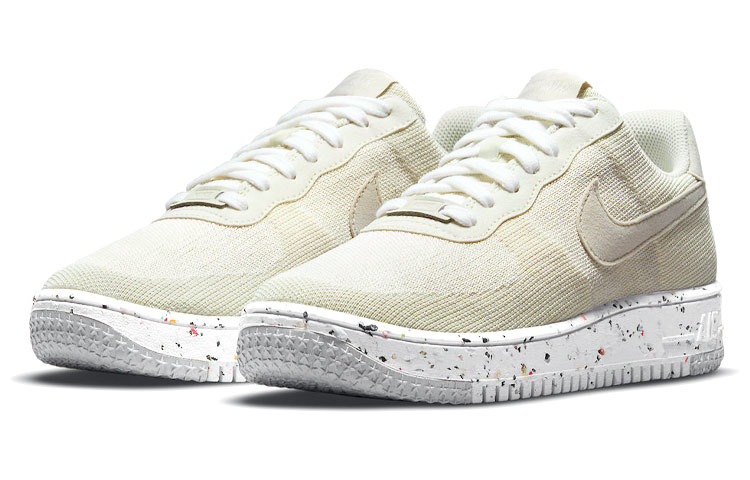 Женские кроссовки Nike Air Force 1 (молочно-белые) — 帆白 — фото 2
