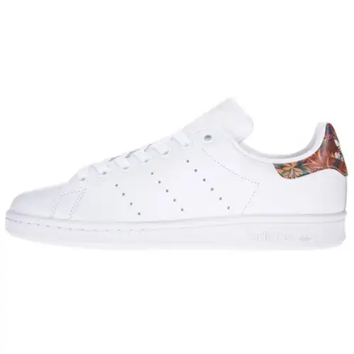 Adidas Originals Stan Smith Slip Resistant Abrasion Resistant Low top Skateboard Shoes Women's White