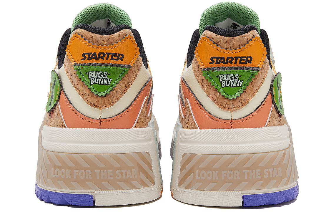 Looney Tunes x STARTER Bugs Bunny Sound Wave VOL Collection Low top Skateboard Shoes Men's Multicolor
