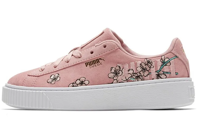 PUMA Platform Floral 'Pink Blue' Women's