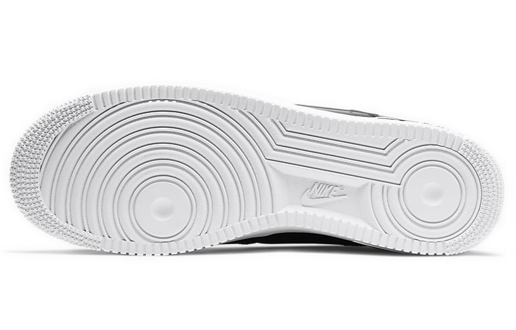 Мужские кроссовки Nike Air Force 1 07 LV8 3 'Double Air' (черно-белые) — Чёрныйбелый — фото 6