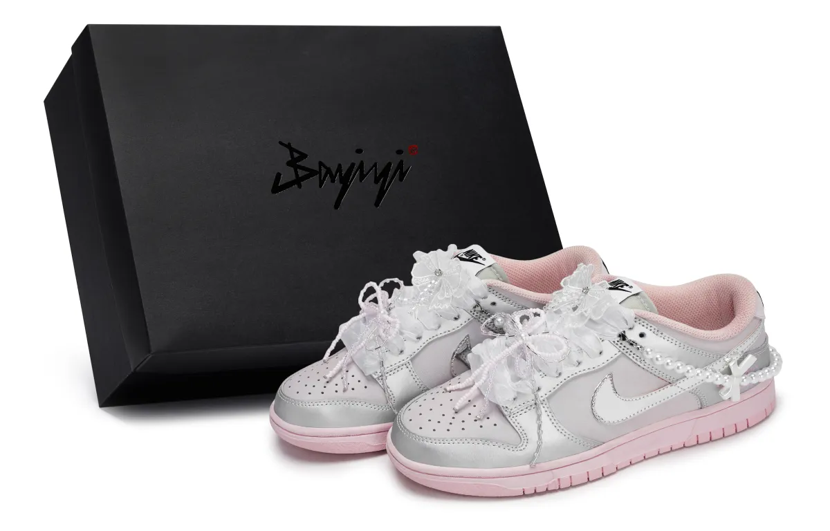 Nike Dunk 811 Manufacturing, Frosted Berry, Special Shoe Box Abrasion Resistant Low top Skateboard Shoes Women's