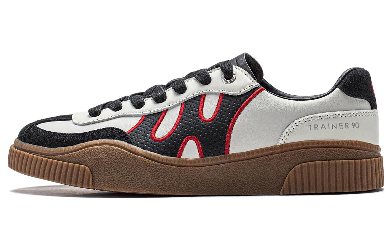 Li Ning Yunchuan V2 Slip Resistant Abrasion Resistant Low top Trendy Skateboard Shoes Men's Gray Black