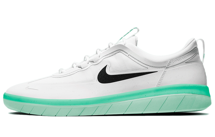 Nike Sb Nyjah Free 2 White Black Green Glow