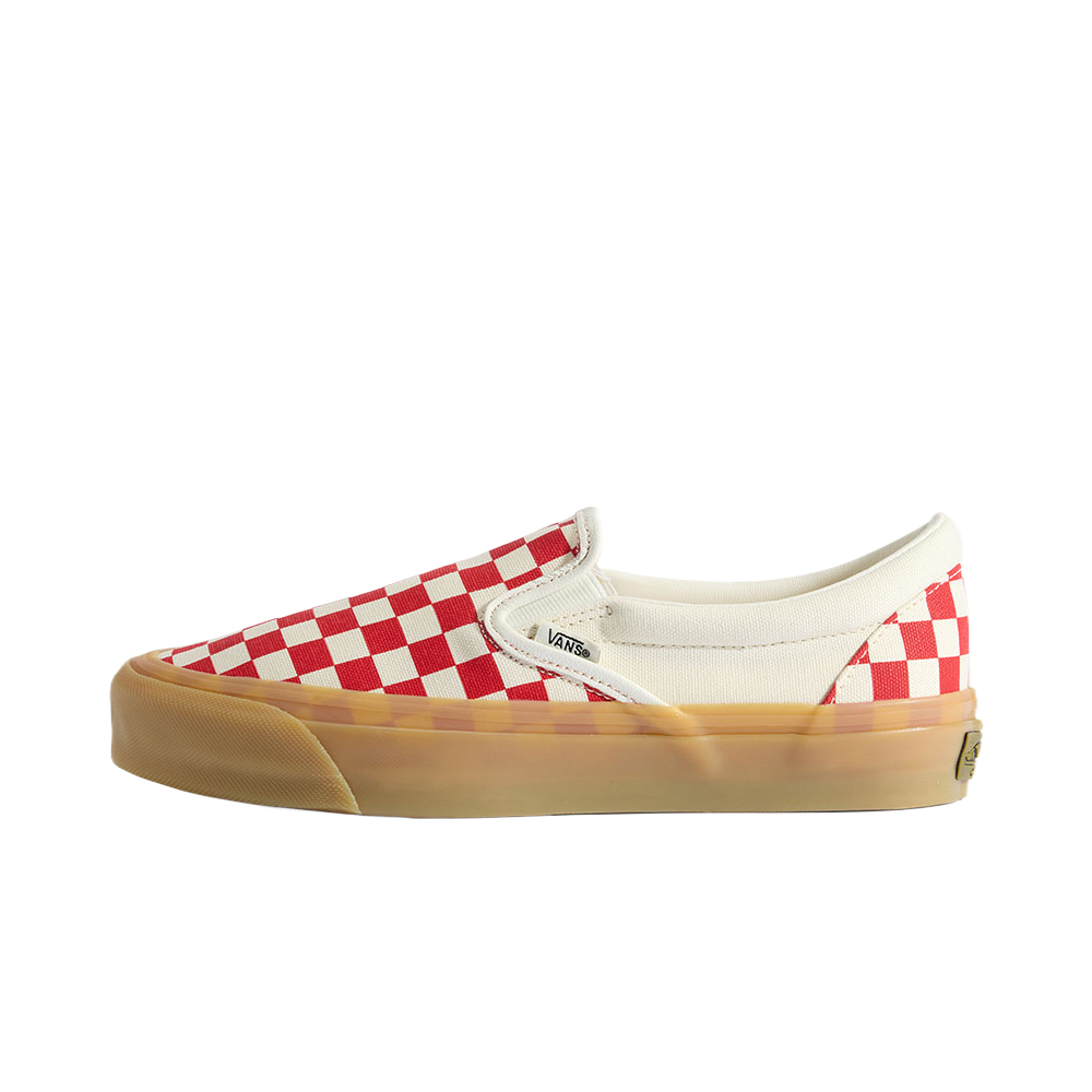 Слипоны Vans Premium Classic Slip-On 98 (красно-белый)