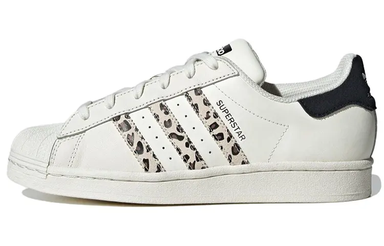Superstar Wmns Adidas Originals 'Off White Black Leopard' Women's