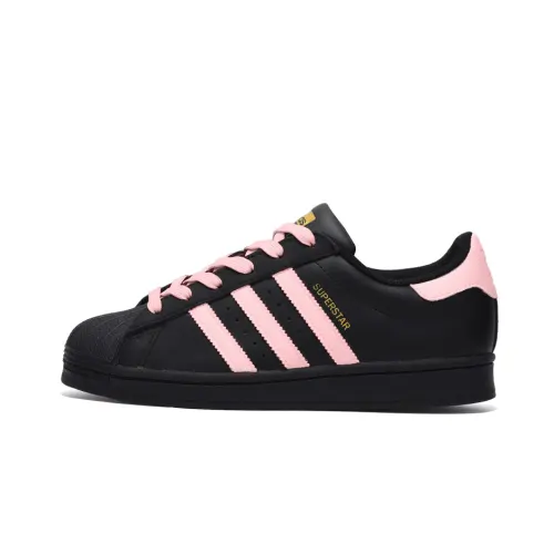 Adidas Originals SUPERSTAR Slip Resistant Abrasion Resistant Low top Skateboard Shoes Unisex Black