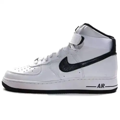 Nike Air Force 1 Premium LE Comfortable Slip Resistant Abrasion Resistant High top Skateboard Shoes Unisex White